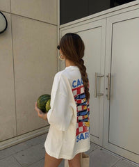 Cagliari Sardinia Graphic T-Shirt – Vintage Fish Print Oversized Tee