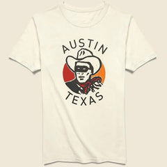 Austin Texas Cowboy Graphic T-Shirt – Vintage Western-Inspired Tee