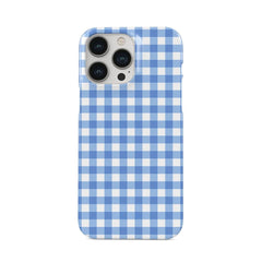 Blue Gingham Check Phone Case – Cottagecore energy