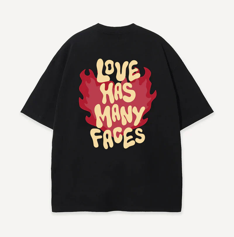 Love Has Many Faces Oversized T-Shirt