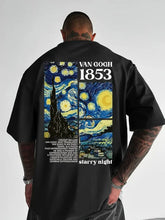 Van Gogh Starry Night Oversized T-Shirt for Men