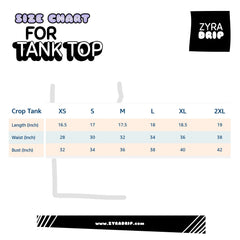 Size Chart for Rank top