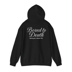 Bored to Death Oversized Hoodie – Black Grunge Streetwear