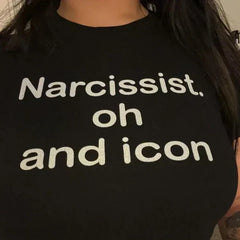 Narcissist "Oh and Icon" Baby Tee