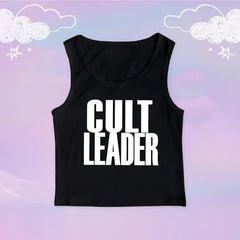 Cult Leader Tank Top – Black and White