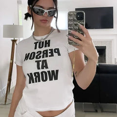 Hot Person at Work Baby Tee