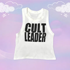Cult Leader Tank Top – Black and White