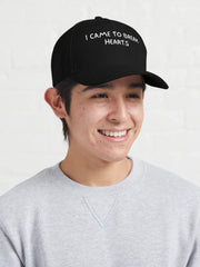I Came to Break Hearts Black Baseball Cap