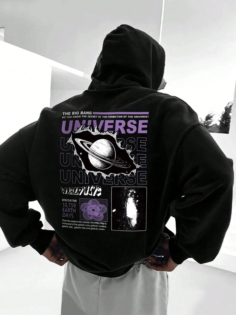 Big Bang Universe Space Graphic Sweatshirt