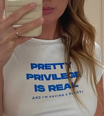 Pretty Privilege Baby Tee
