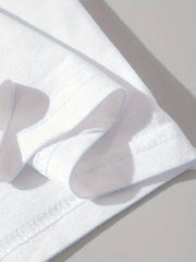 Men’s Oversized Faith T-Shirt – White Inspirational Graphic Tee