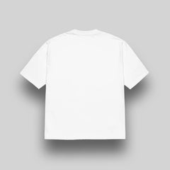 Men’s White Oversized Gaming Graphic T-Shirt