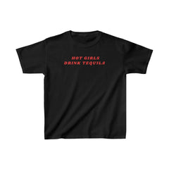 Hot Girls Drink Tequila Baby Tee – Women’s Crop Top
