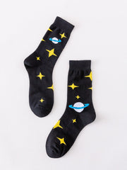 Space Mood Socks – Minimal Cosmic Vibes in Every Step