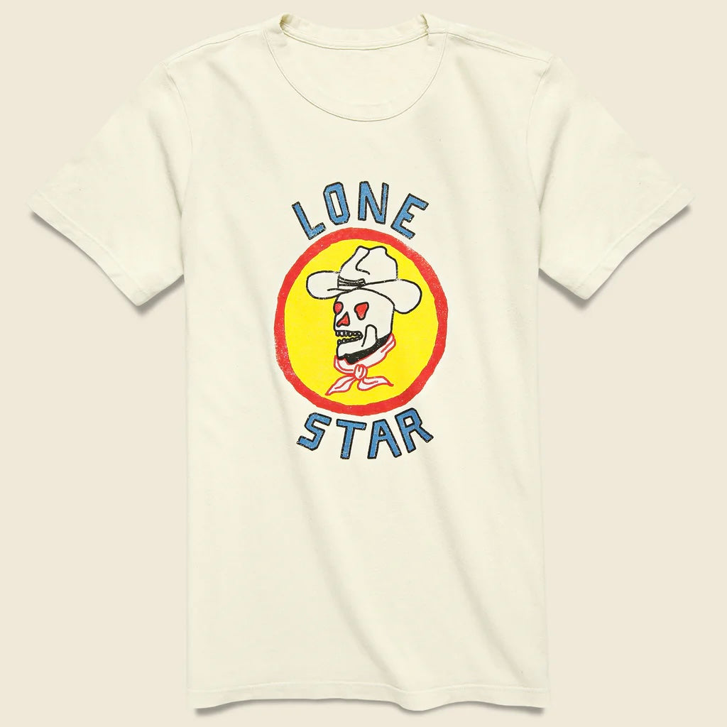 Lone Star Cowboy Skull T-Shirt – Western Dead Face Graphic Tee