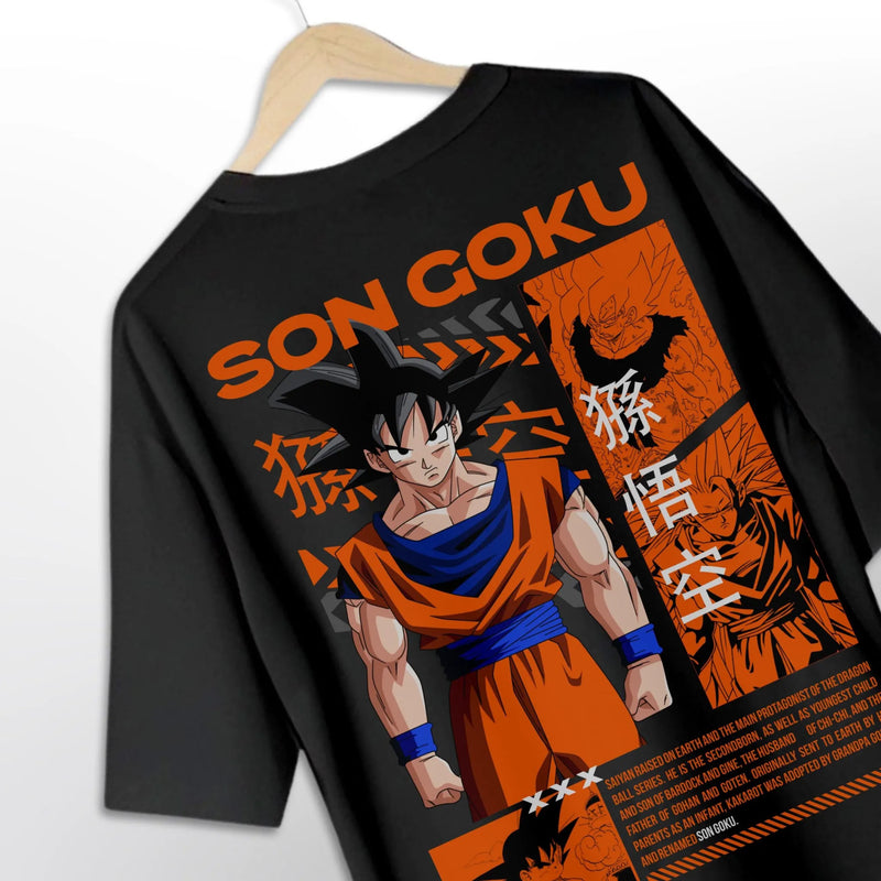 Oversized Goku Anime T-Shirt