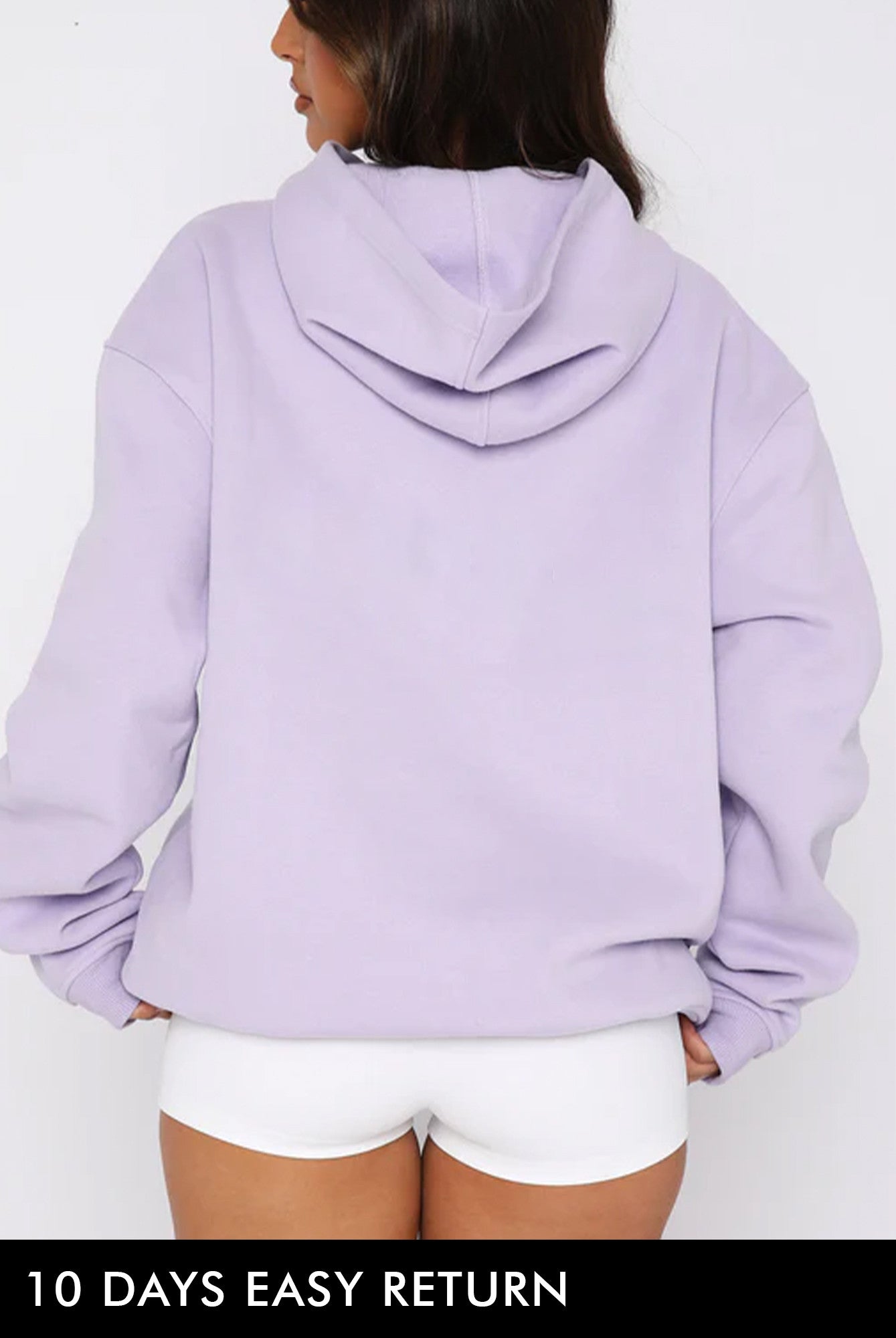 Oversized Women's Lavender Hoodie 