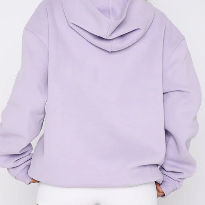 Oversized Women's Lavender Hoodie 