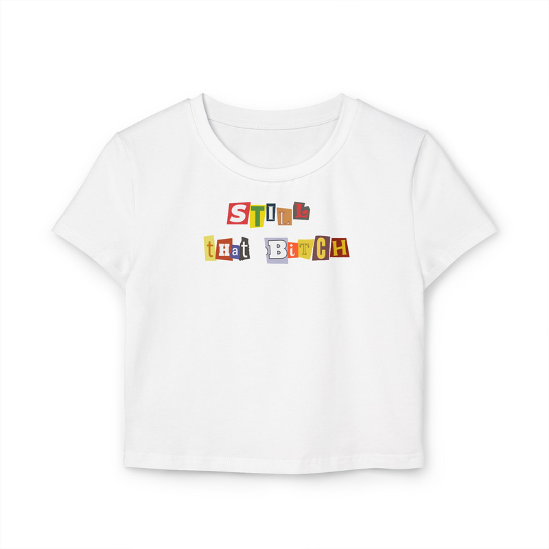 White Crop Top for Gen Z Girlies