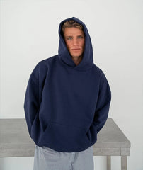 Men’s Oversized Navy Blue Hoodie 