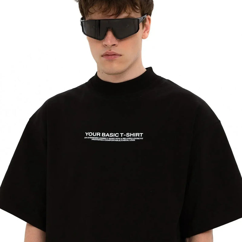 Black Unisex Oversized T-shirt