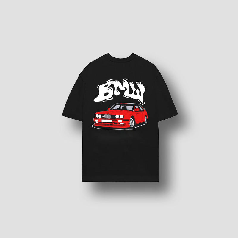 BMW Oversized Red Car Tee