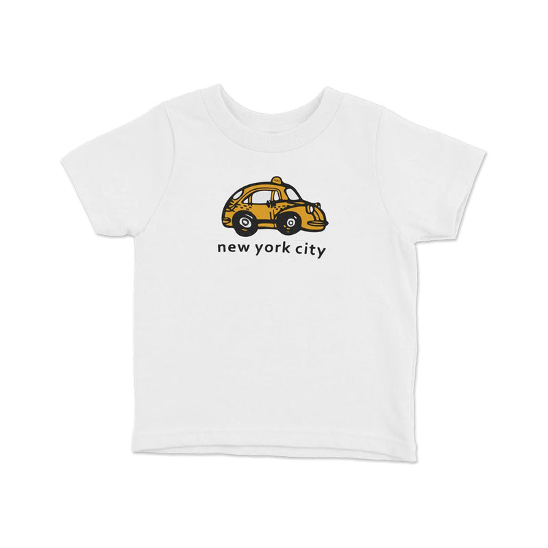 White New York City Crop Top