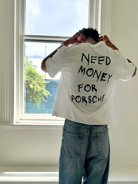 Need Money for Porsche Men Oversized T-Shirt for Men