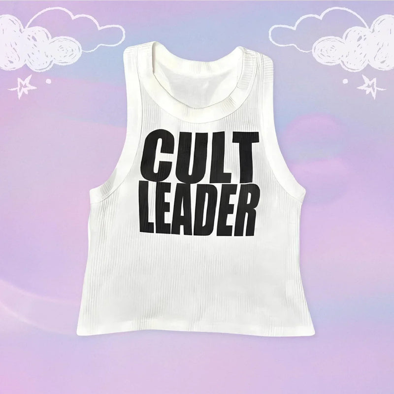 Cult Leader Tank Top – Black and White