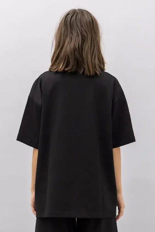 Black Unisex Oversized T-shirt