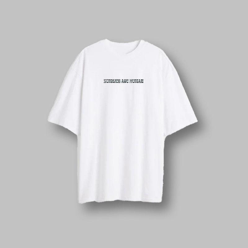 Zombies Are Human Cartoon Unisex Tee for Gen Z