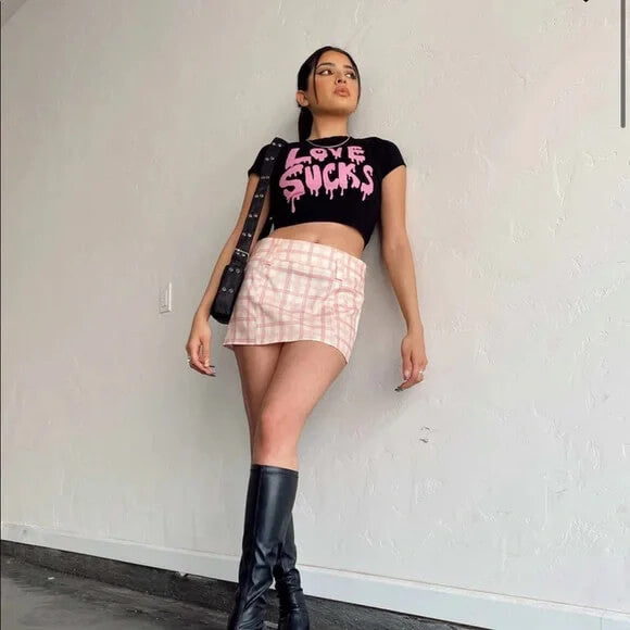 Love Sucks Black Baby Tee