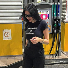 Narcissist "Oh and Icon" Baby Tee 