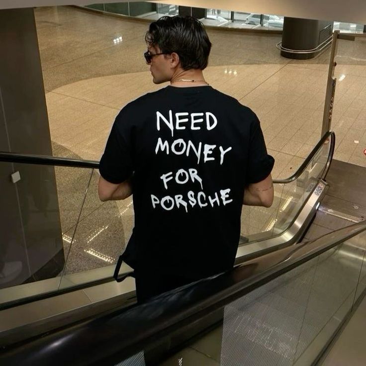 Need Money for Porsche Men Oversized T-Shirt for Men