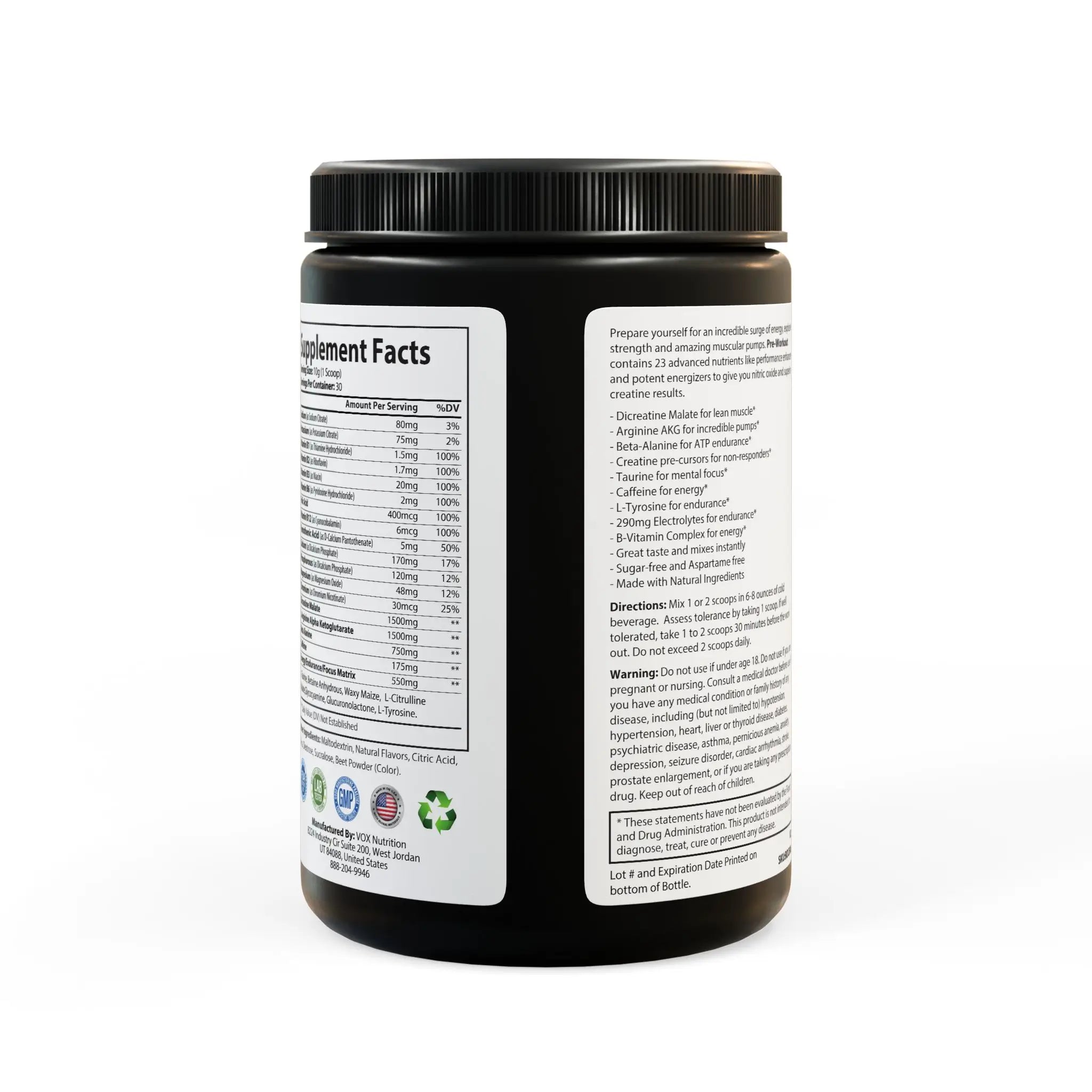 Nitro Drip Watermelon Pre-Workout 
