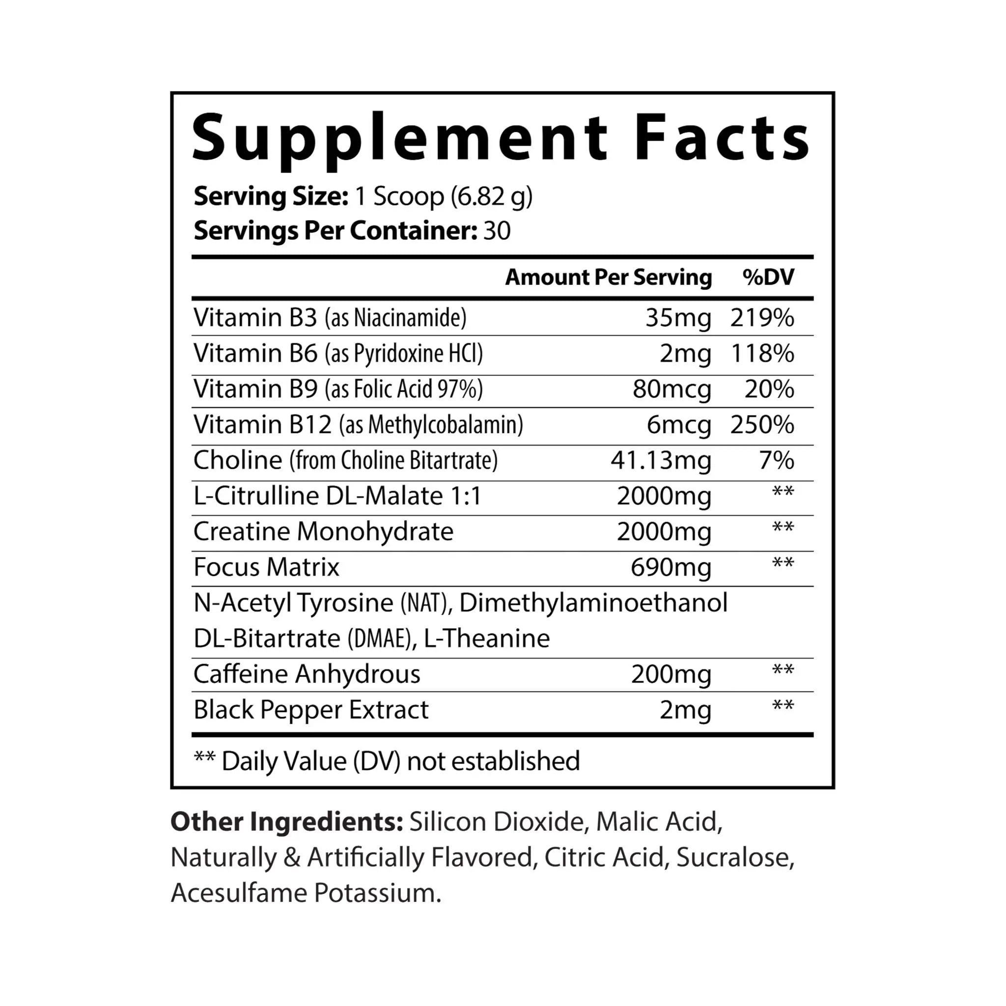 Zyra Drip Nitro Pre-Workout