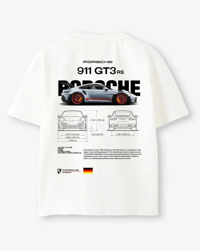 Porsche 911 GT3 RS Oversized T-Shirt 
